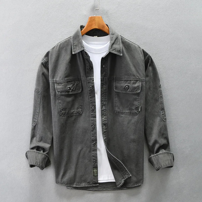 PATCHWORK VINTAGE CARGO SHIRT