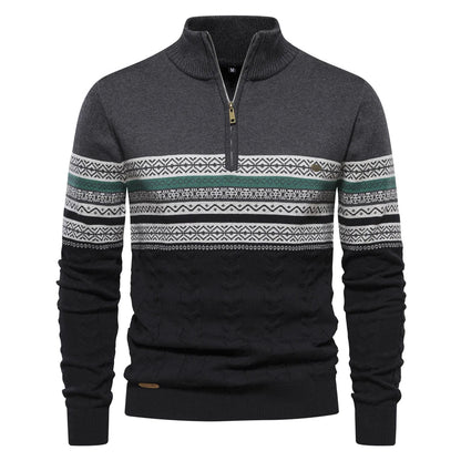 Gustav - Sweater van hoge kwaliteit met retro patronen