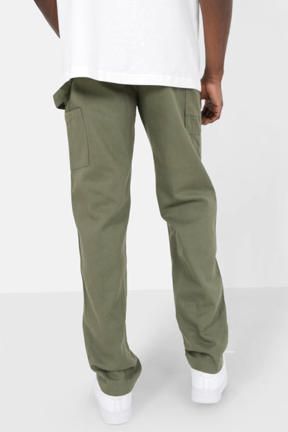 Pantalon carpenter poches Vert kaki