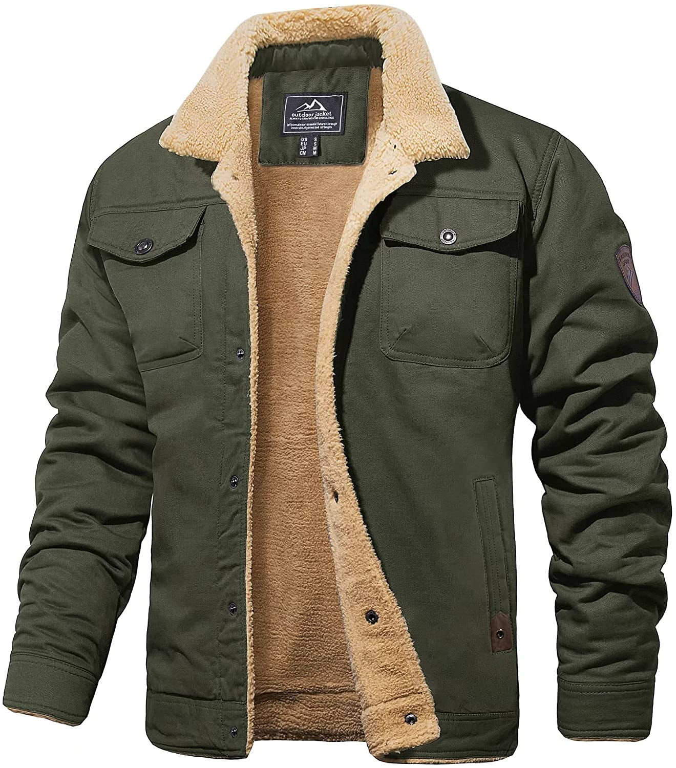 Coleman - Fleece gevoerd bomberjack