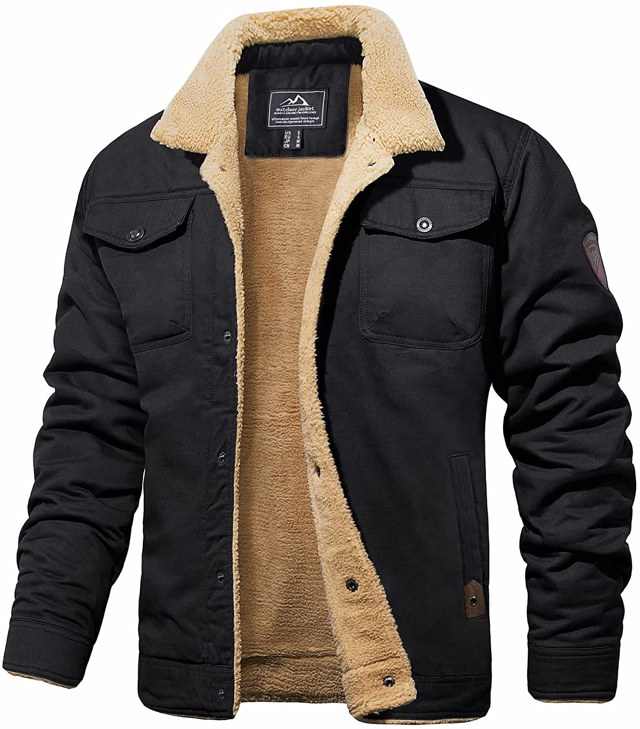 Coleman - Fleece gevoerd bomberjack